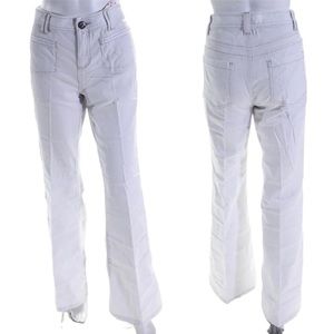 Free People Flare Jeans Size 29 Optic White BOHO Y2K NWT